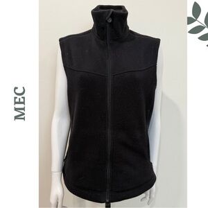 MEC Women’s Polartec Classic Fleece Vest – Black Size Large